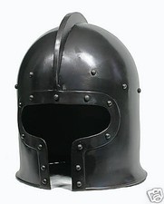 Barbuta Ritter Helm Rüstung Larp Reenactment Celata Mittelalter Markt  R150 
