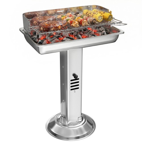 Edelstahl holzkohlegrill - edelstahl,