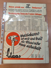 Claas Strohpresse (Werbeblatt) Prospekt Landwirtschaft traktor M3