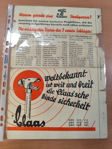 Claas strohpresse - claas,