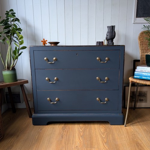 Kleine bemalte vintage kommode - bemalte,