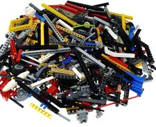 1 Kilo Lego Technic gemischt, Lochstangen, Pins, Verbinder, Kleinteile 