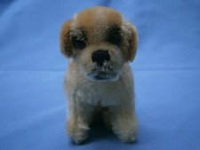 *****   Steiff Hund Bernhardiner "Bernie", 12 cm mit Knopf und Restfahne   *****