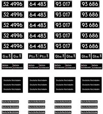 100 x selbstklebende