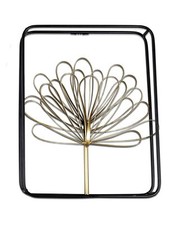 Wanddeko Blume Baum Metall