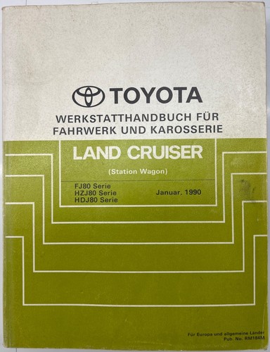 Werkstatthandbuch toyota land - werkstatthandbuch,