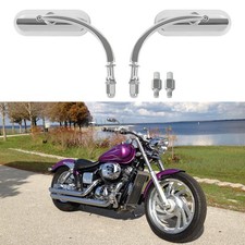 Chrome Oval Motorrad Spiegel