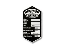 Jawa 354 195? Typenschild