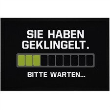 Fußmatte mit Spruch lustig