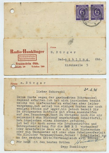 76564 postkarte radio - -,