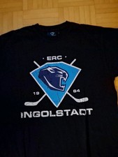 ERC INGOLSTADT, T-Shirt Fanartikel ,Farbe:blau, Größe:S