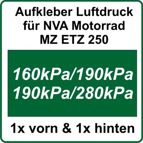 Etz nva aufkleber - etz,
