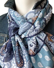 leichter Seidenschal 100%