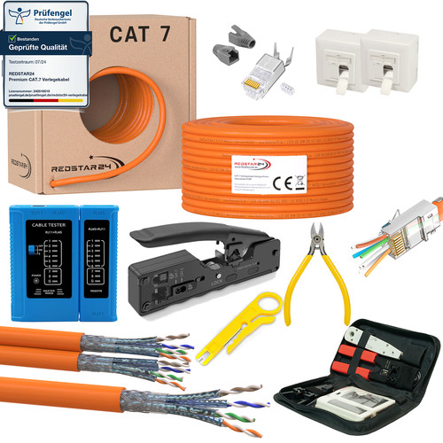 Cat7 verlegekabel - cat7,