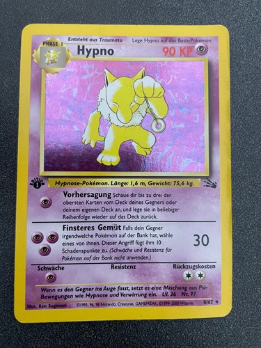 Pokemon karte hypno holo - -,