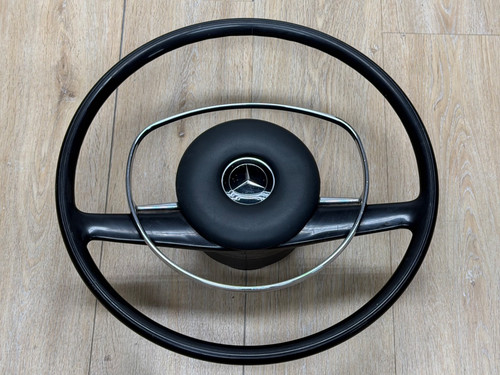 Lenkrad schwarz für mercedes - lenkrad,