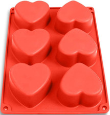 Silikonform Herz- Backform
