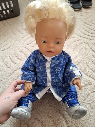Baby born mit schneeanzug - born,