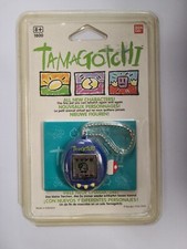 BANDAI Original Tamagotchi 1996 1997 Virtual Electronic Pet BLUE ENGLISH