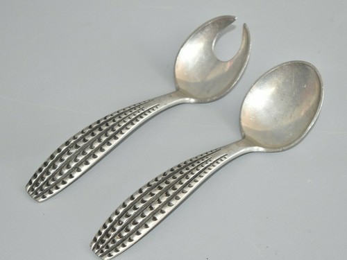 Norway pewter 649 salatbesteck - norway,