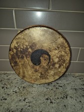 Vintage Yin Yang Hand Drum Tao