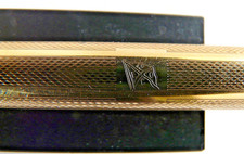 Bleistift  vergoldet für 1,18mm Minen Wellen-Guilloche mit Signalflagge # (1500)