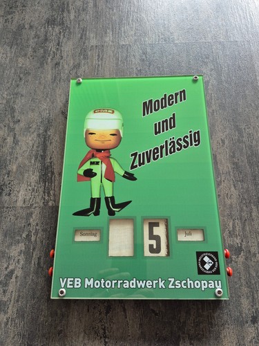 Ddr drehkalender ewiger - ddr, mz