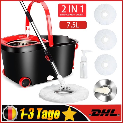 Bodenwischer wischmop set - set, mopp