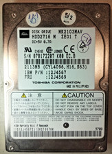 Toshiba MK2103MAV, 2GB, 2,5"