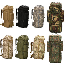 Inferno® Outdoor Wanderrucksack 65L mit Regenschutz Tactical Camouflage Rucksack