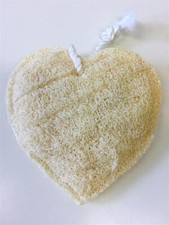 Bio Naturschwamm Luffa "Herz" Hautpflege Massage Peeling Badeschwamm Dusche