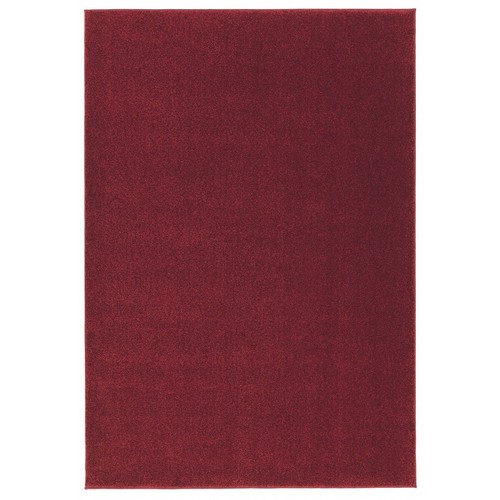 Webteppich einfarbig rot
