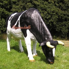 Kuh fressend grasend Figur