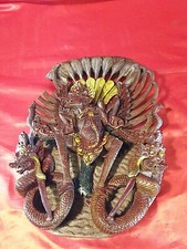 Alter Garuda Wandrelief Vishnu