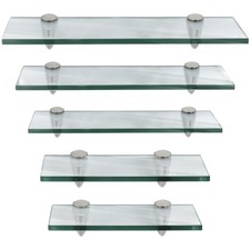 Glasregal Wandregal 20-60cm Glasablage Regalboden Regal Badezimmer Badregal