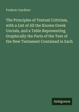 The Principles of Textual