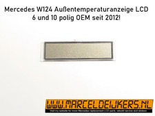 MERCEDES E-KLASSE W124 AUßENTEMPERATURANZEIGE LCD REPARATUR DISPLAY C /ATA TACHO