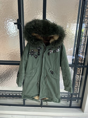 Wunderschöner grüner parka - grüner,