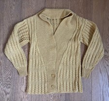 Vintage strickjacke senfgelb - vintage,