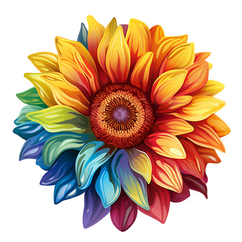 Lgbtq regenbogen blume stolz - regenbogen,