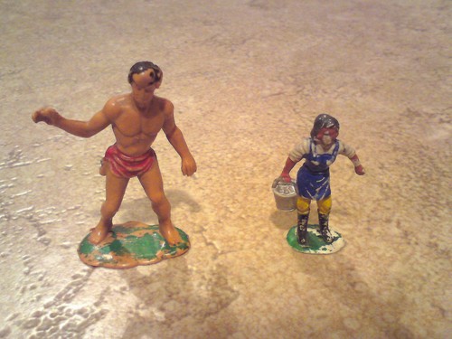 Masse figur tarzan - figur, mit