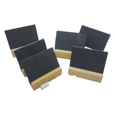 6 Tischkarten mit Kreide aus Schiefer Platzkarten Hochzeit Geburtstag Party Set