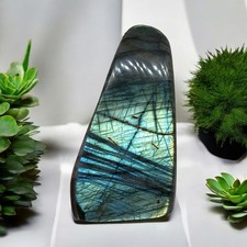 XL blaue Labradorit Freeform | Unikat-Masterpiece 1522 | 9x7x16cm | 1363 Gramm