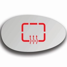 Spiegelglas Rechts Beheizbar