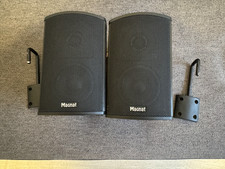 Magnat Needle Alu Satelliten Lautsprecher mit Wandaufhängung schwarz