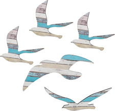 Möwen Wanddeko 5er-Set