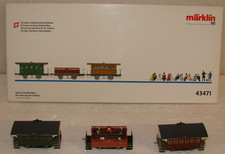 Märklin 43471 Wagen-Set "Spanisch-Brötli-Bahn" 150 Jahre SBB (3 Wagen) in OVP!