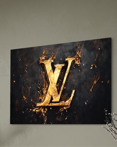 Logo leinwand bild farbig - leinwand,