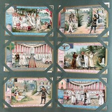 Liebig Sammelbilder 6 Bilder