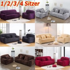 Stretch samt sofa husse - sofa,
